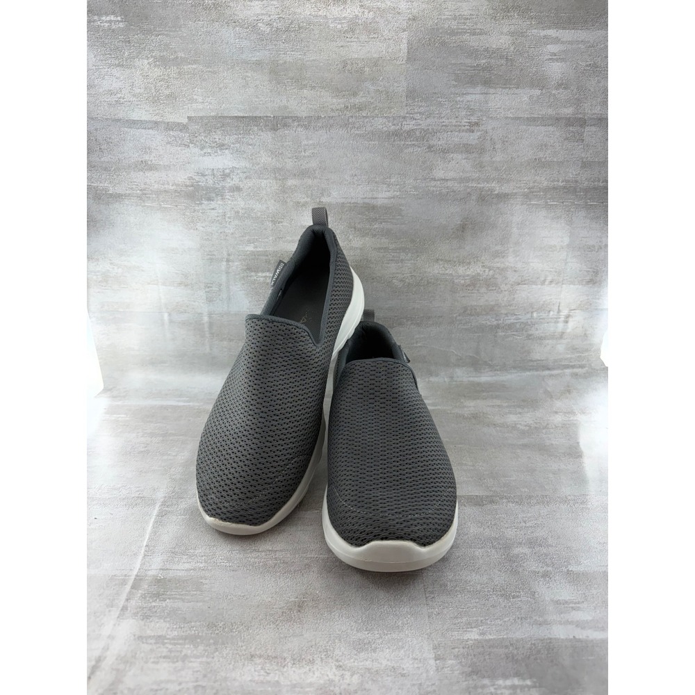 Skechers GoWalk Joy Charcoal Grey Mesh Slip On Walking Shoes 15600 Women Sz 8